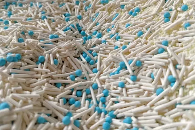 mixed cat litter production line